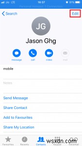 iPhone の連絡先にふりがなを追加する方法