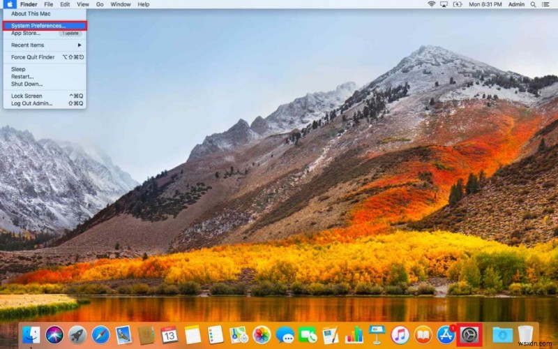 Mac で背景を変更する方法