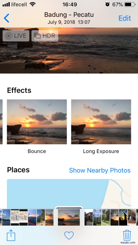 iPhone で長時間露光の写真を撮る方法