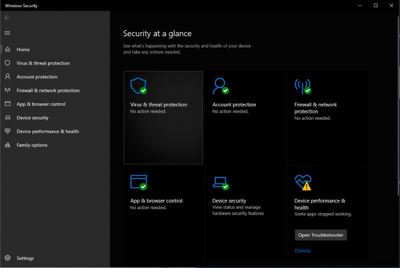 Windows 10 で Windows Defender を無効にする方法