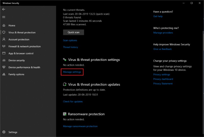 Windows 10 で Windows Defender を無効にする方法