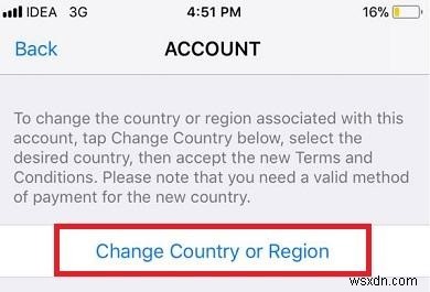 Apple ID の国または地域を変更する方法