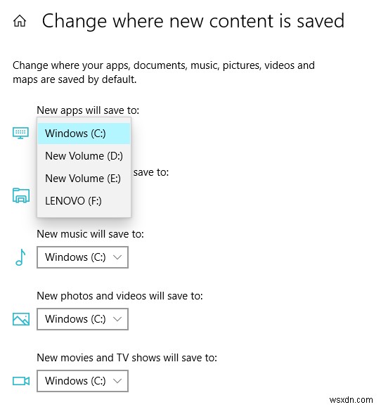 Windows 10 でインストール済みプログラムを別のドライブに移動する方法