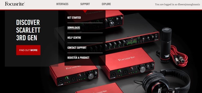 Windows 用の Focusrite Scarlett Solo ドライバをダウンロードする方法