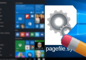 Windows 10 でページ ファイルをクリアして PC の動作を高速化する方法