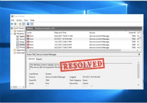 【Windows 10】サービス コントロール マネージャー エラー(イベントID 7000)の解決方法