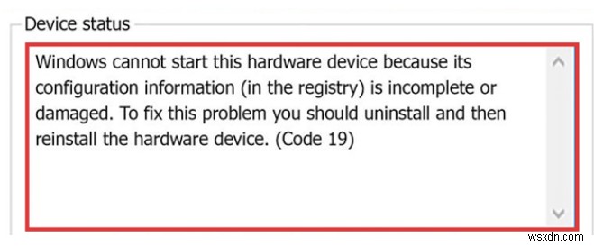 Windows で Code 19 エラーを修正する方法
