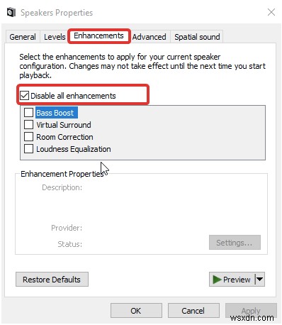 Windows Audio Device Graph Isolation ( Audiodg.Exe ) の高い CPU 使用率を修正する方法