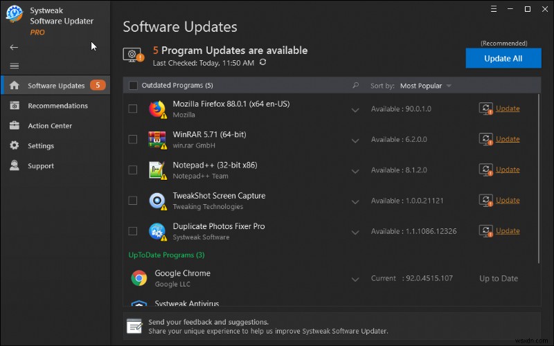 Windows 10 にインストールされているすべてのソフトウェアを自動的に更新する簡単な方法