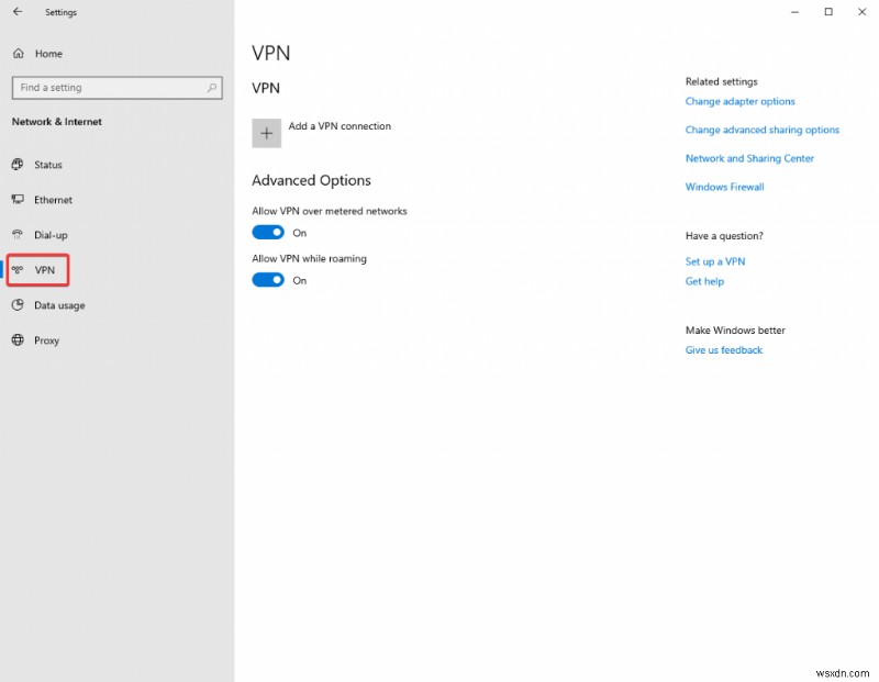 Windows 10 で VPN をセットアップする方法