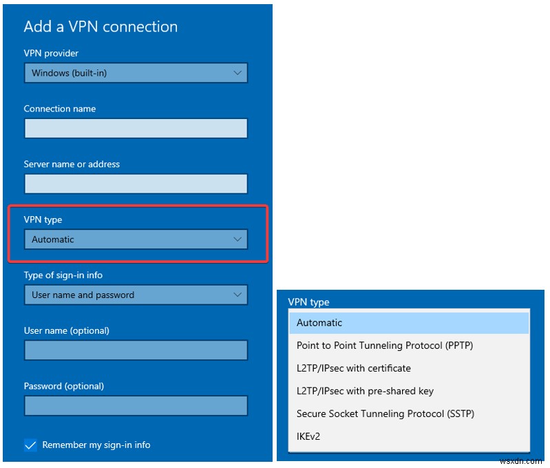 Windows 10 で VPN をセットアップする方法