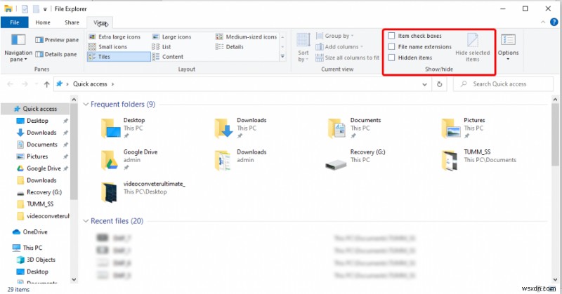 Windows 10 で最大のファイルを見つける方法