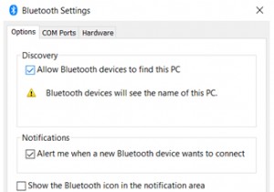 Windows 10 で Bluetooth オーディオ デバイスとワイヤレス ディスプレイへの接続を修正する方法