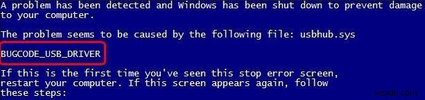 修正 – Windows 10 の Bugcode_USB_Driver ブルー スクリーン エラー