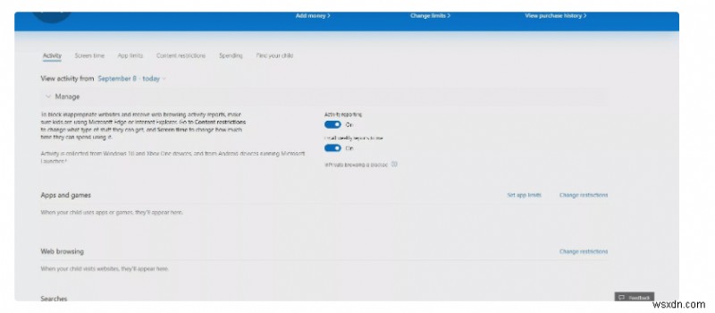 Windows 10 で保護者による制限を設定および使用する方法