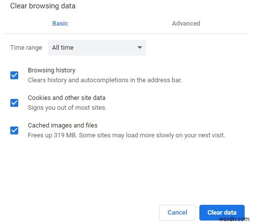Windows 10 でキャッシュの問題を待っている Google Chrome を修正する方法