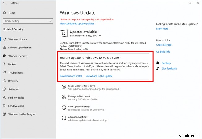 Windows 10 21H1 アップデート – PC を最適化する方法、ダウンロードなど
