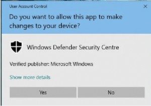 Windows 10でUAC(ユーザーアカウント制御)を無効にする4つの方法
