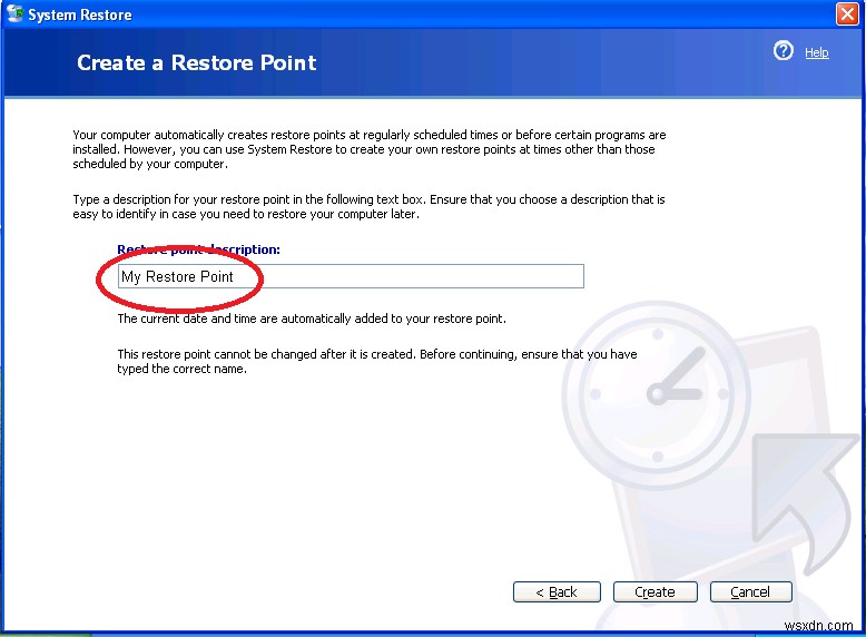Windows 10、8、7、Vista、および XP で復元ポイントを作成する方法