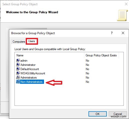 Windows 10、8、および 7 で非管理者のみにグループ ポリシーを適用する手順