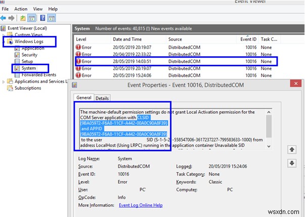 Windows 10 で DistributedCOM エラー 10016 を解決する手順