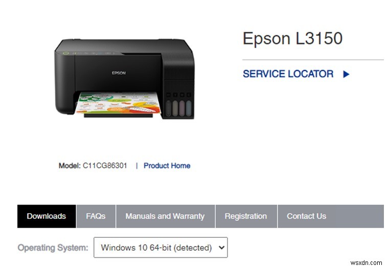 Windows 10 で Epson L3150 ドライバをダウンロードしてインストールする方法