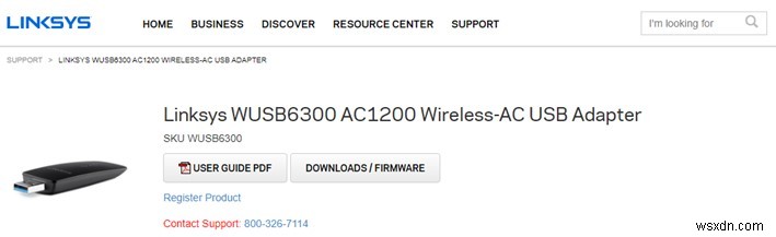 Windows 10 で Linksys WUSB6300 ドライバをダウンロードしてインストールする方法