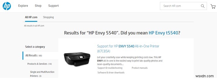 Windows 10 用の HP Envy 5540 ドライバーをダウンロードしてインストールする方法