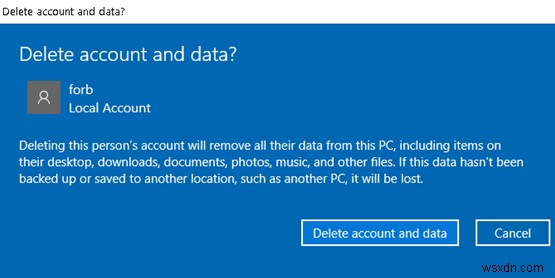 Windows 10 で複数のユーザー アカウントを追加および削除する方法