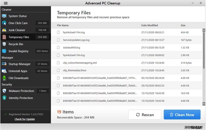 Windows PC で不要なファイルを消去する方法