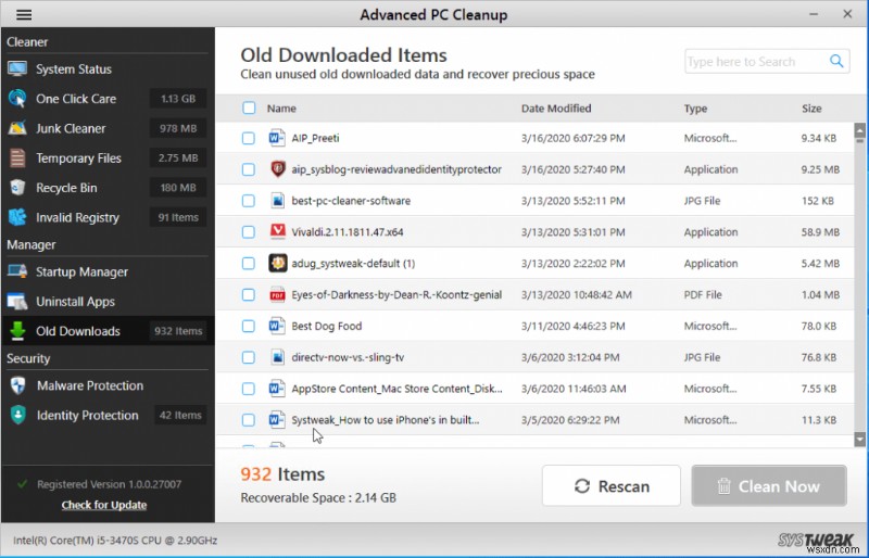 Windows PC で不要なファイルを消去する方法