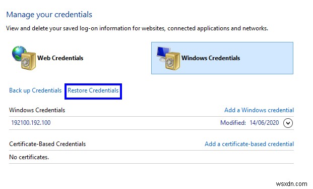 Windows 11/10 PC (2022) で Credential Manager にアクセスして使用する方法