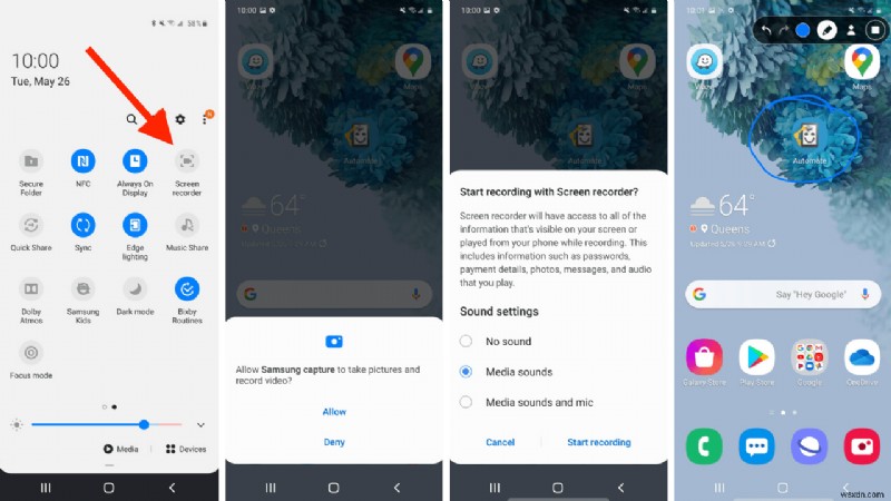 Android で音声付きの画面を録画する 4 つの方法 (2022)