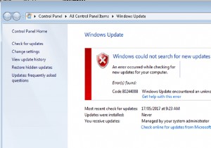 Windows 10 Update エラー コード:80072ee2 の修正方法