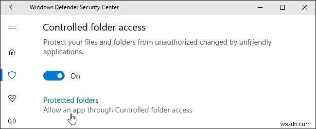 「フォルダー アクセスの制御」を使用して Windows 10 でランサムウェアをブロックする