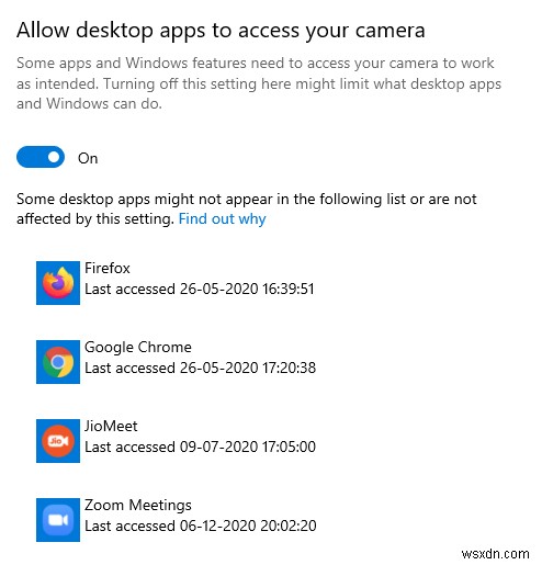 Windows 10 の MS Teams でカメラが機能しない問題を解決するには?