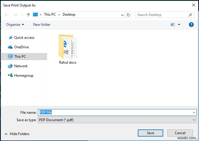 Windows 10 で画像を PDF に変換する裏技