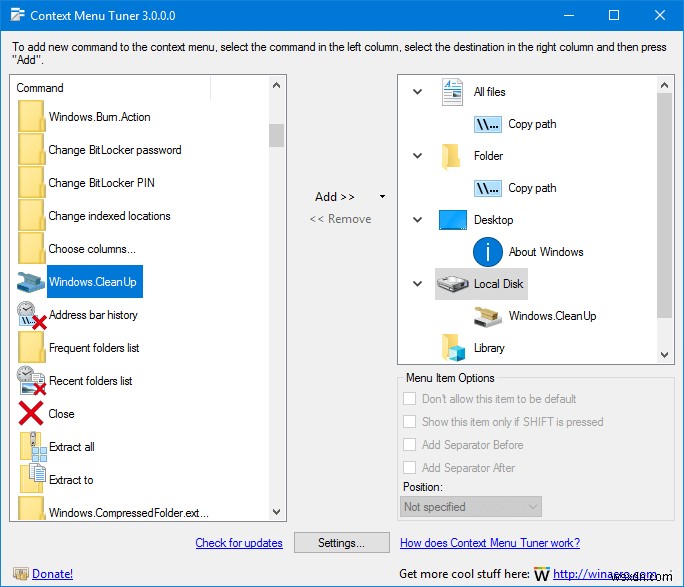 Windows 10、8、7 の右クリック メニューを整理して管理するための 10 以上のベスト コンテキスト メニュー エディタ