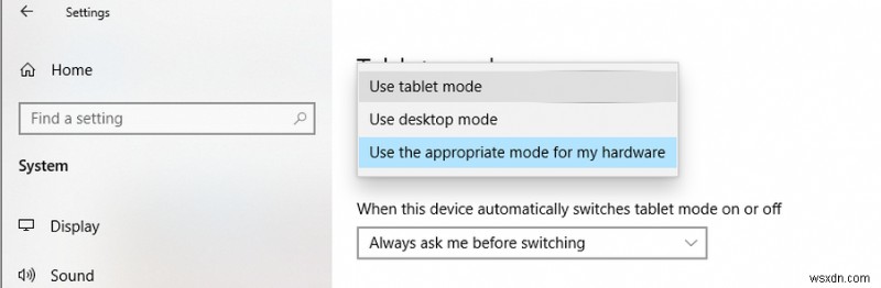 Windows 10 タブレット モードが機能しない問題を解決するには?