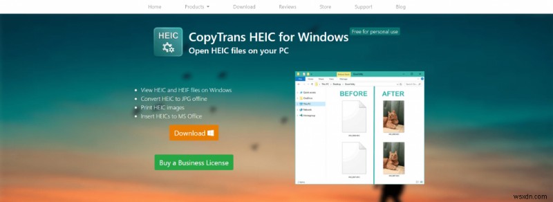 Windows 10 で HEIC ファイルを開く方法