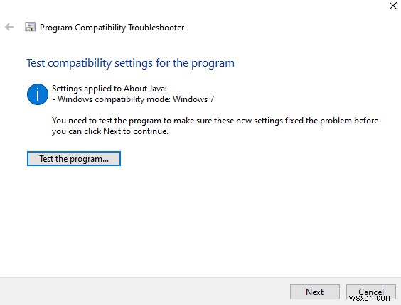 Windows 10 で古いプログラムを互換モードで実行する方法