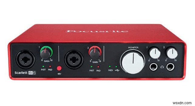 Focusrite Scarlett 6i6 ドライバを更新する方法