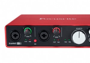 Focusrite Scarlett 6i6 ドライバを更新する方法