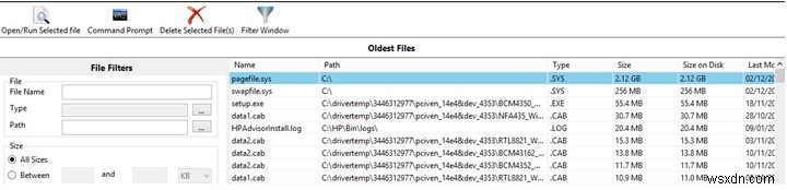 Windows 10 PC で古いファイルを特定して削除する方法