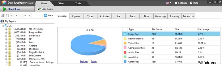 大きなファイルや大きなフォルダを削除して Windows 10 の空き容量を増やす方法