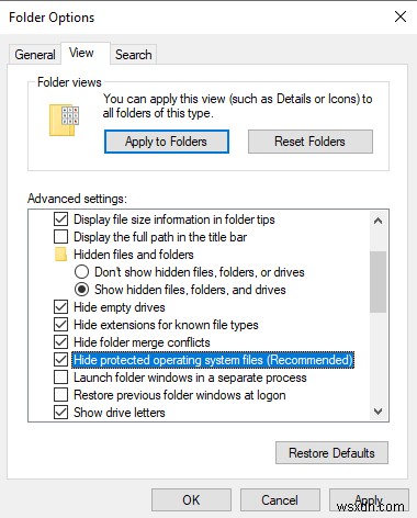 Windows 10 で紛失したごみ箱アイコンを復元する方法