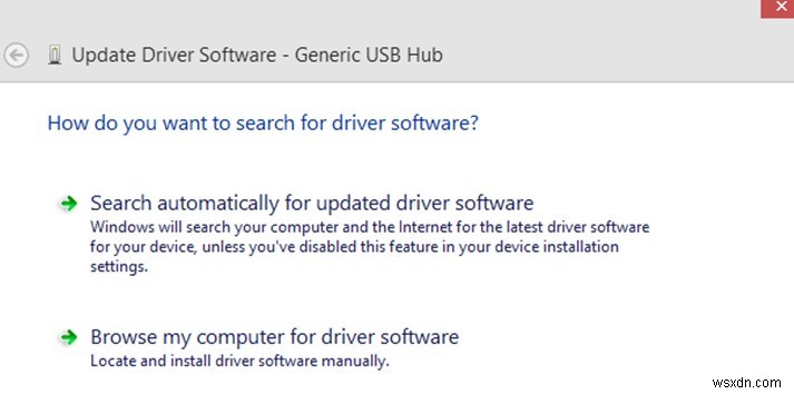 Windows 10 で USB ドライバを更新する方法