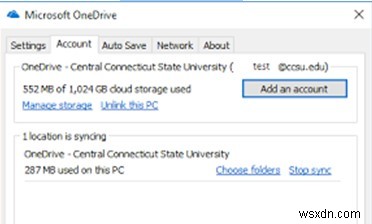 Windows 10 で OneDrive の高い CPU 使用率を修正して無効にする方法