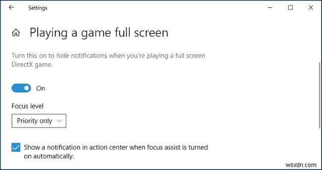 Windows 10 の新しいフォーカス アシスト機能の使用方法