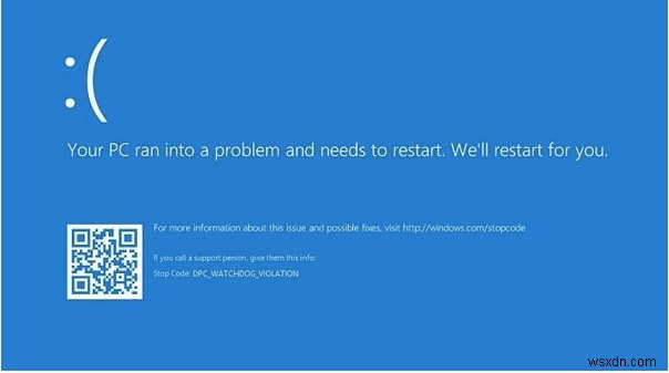 Windows 10 で「DPC ウォッチドッグ違反エラー」を修正する方法